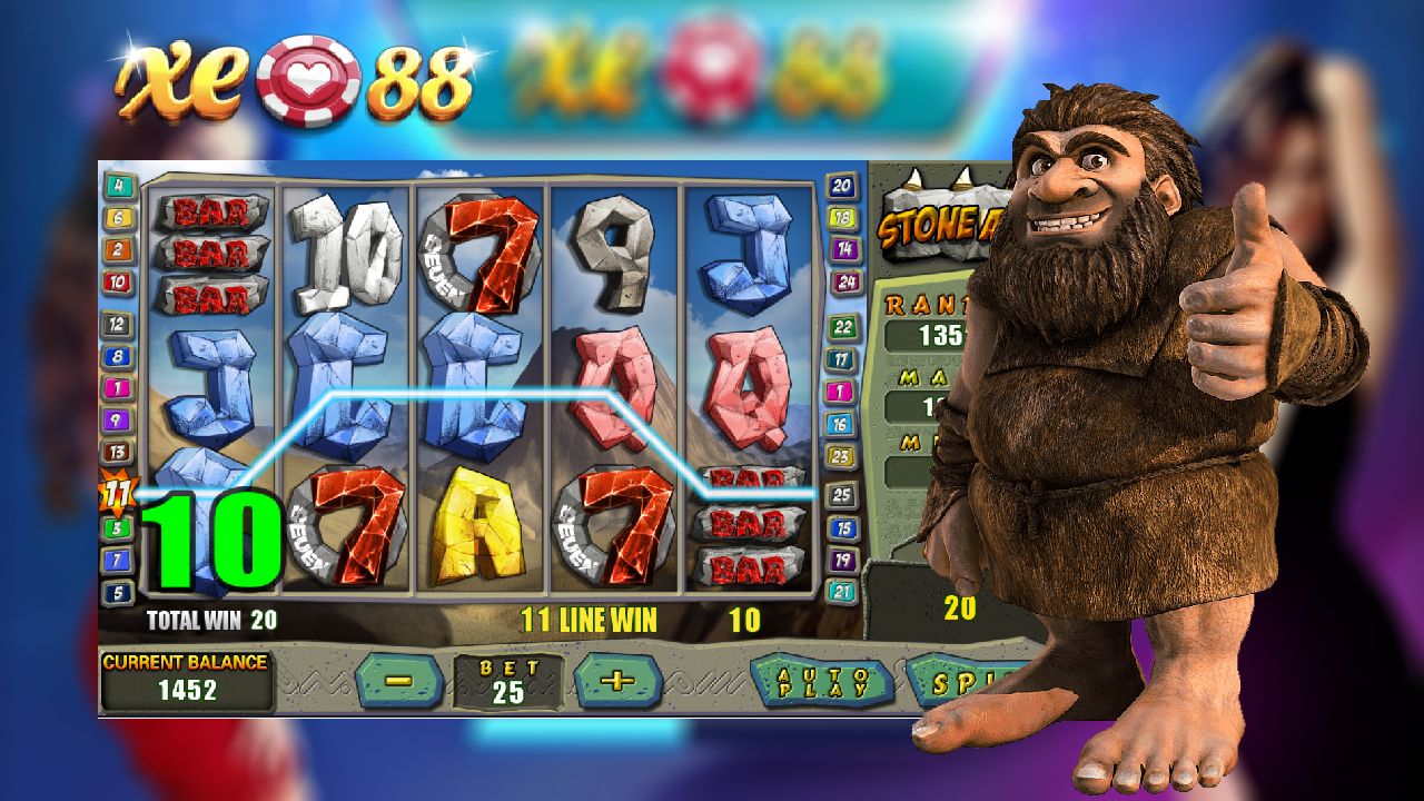 Unleash Prehistoric Wins with XE88’s Stone Ace Slot